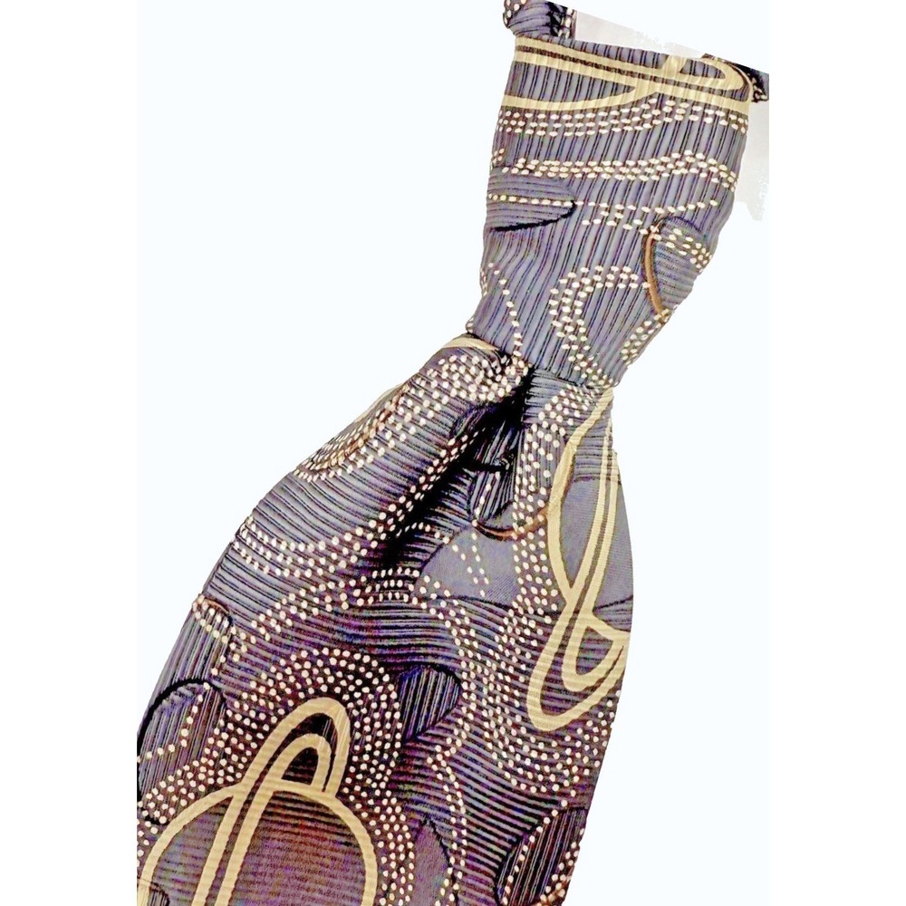 Nick Hilton Collection Tie Men's Necktie 100%  Italian Silk Made in USA Planets